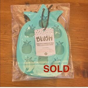 Blush Pineapple Shaped Ice Mold